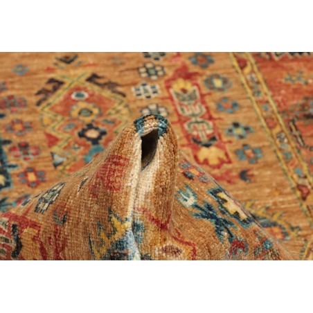 Tappeto Tribal Pakistan arancione grigio 80x242