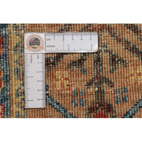 Tappeto Tribal Pakistan arancione grigio 80x242