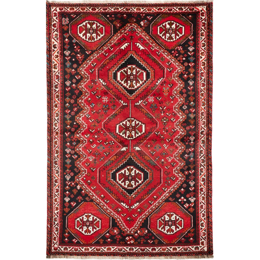 Tappeto Shiraz Persia marrone blu 172x260 Tappeto Shiraz Persia marrone blu 172x260