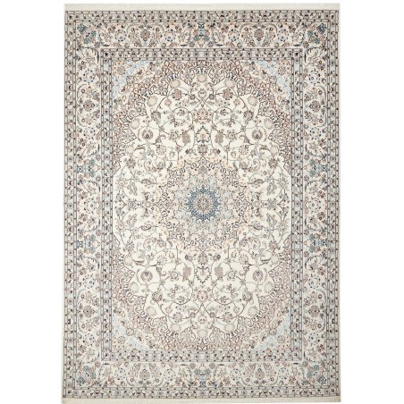 Tappeto Nain 9La Persia bianco grigio 250x353