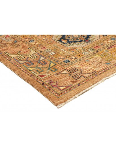Tappeto Tribal Pakistan marrone arancione 147x211