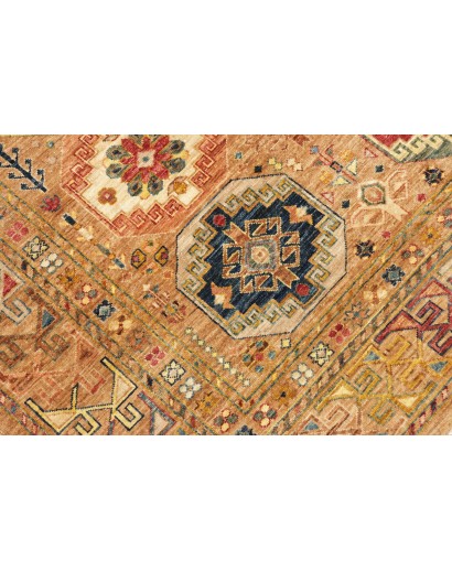 Tappeto Tribal Pakistan marrone arancione 147x211