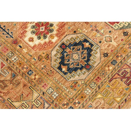 Tappeto Tribal Pakistan marrone arancione 147x211