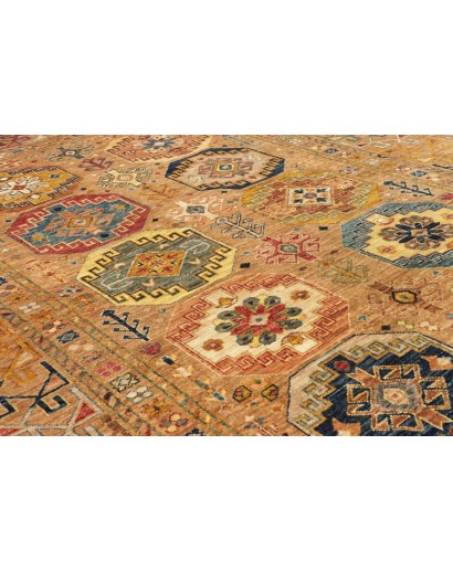 Tappeto Tribal Pakistan marrone arancione 147x211