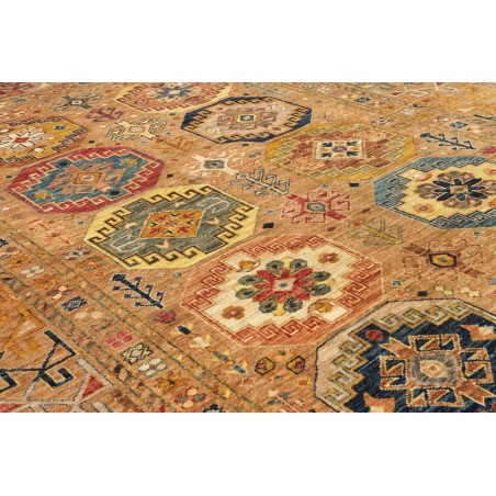 Tappeto Tribal Pakistan marrone arancione 147x211