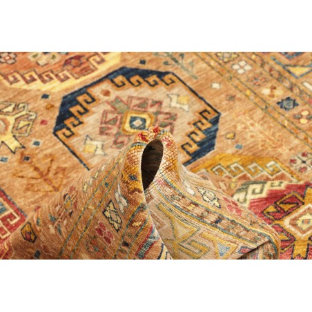 Tappeto Tribal Pakistan marrone arancione 147x211