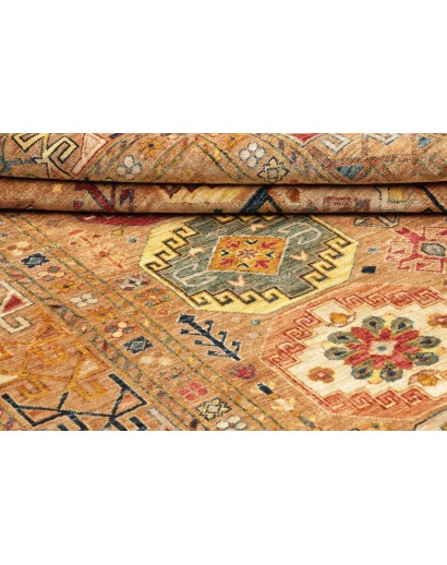 Tappeto Tribal Pakistan marrone arancione 147x211