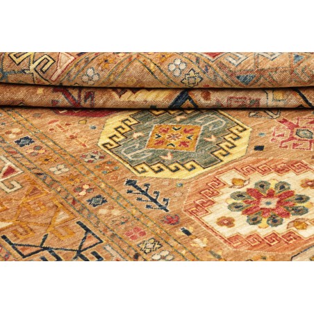Tappeto Tribal Pakistan marrone arancione 147x211