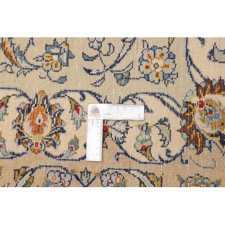 Tappeto Kashan Persia beige azzurro 272x388