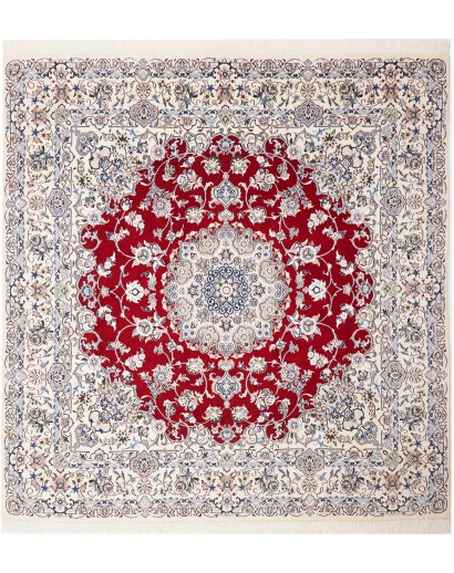 Tappeto Nain 9La Persia bianco grigio 195x205