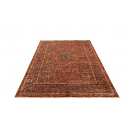 Tappeto Mamlouk Pakistan marrone grigio 148x200