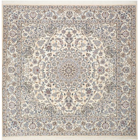 Tappeto Nain 9La Persia bianco grigio 215x210