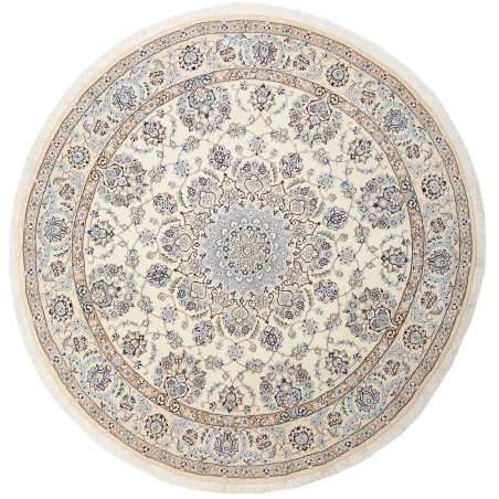 Tappeto Nain 9La Persia bianco grigio 205x205