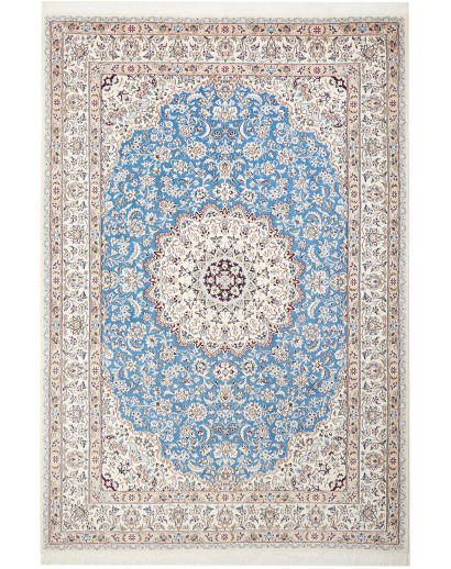 Tappeto Nain 9La Persia bianco grigio 210x306