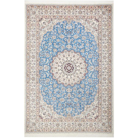 Tappeto Nain 9La Persia bianco grigio 210x306