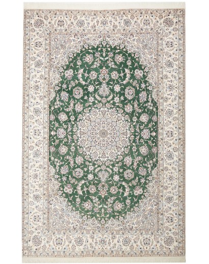 Tappeto Nain 9La Persia bianco grigio 202x308