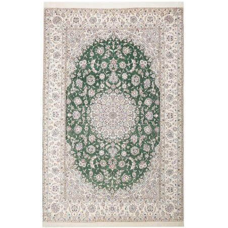 Tappeto Nain 9La Persia bianco grigio 202x308