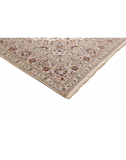Tappeto Kashan Persia bianco grigio 246x354