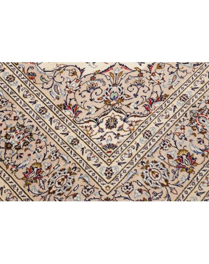 Tappeto Kashan Persia bianco grigio 246x354