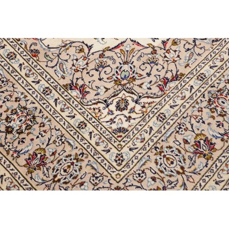 Tappeto Kashan Persia bianco grigio 246x354