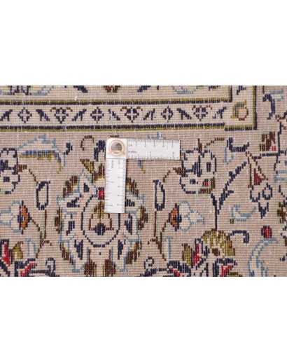 Tappeto Kashan Persia bianco grigio 246x354