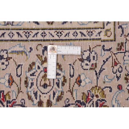 Tappeto Kashan Persia bianco grigio 246x354