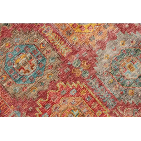 Tappeto Tribal Pakistan marrone bianco 75x278
