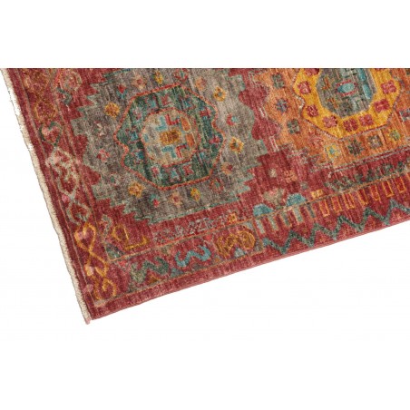 Tappeto Tribal Pakistan marrone bianco 75x278