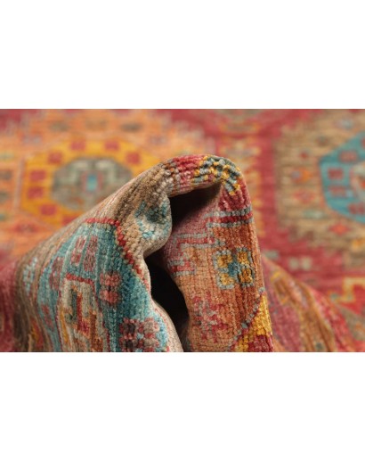 Tappeto Tribal Pakistan marrone bianco 75x278