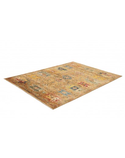 Tappeto Tribal Pakistan arancione marrone 150x210