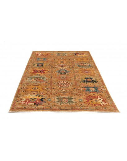 Tappeto Tribal Pakistan arancione marrone 150x210