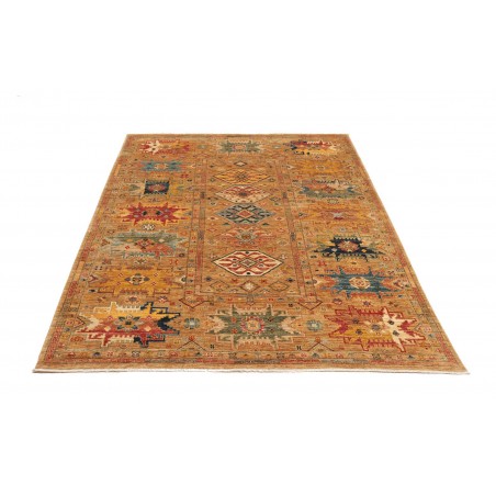Tappeto Tribal Pakistan arancione marrone 150x210