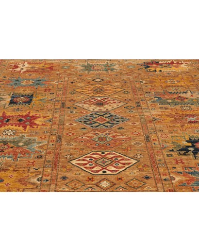 Tappeto Tribal Pakistan arancione marrone 150x210