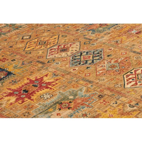 Tappeto Tribal Pakistan arancione marrone 150x210