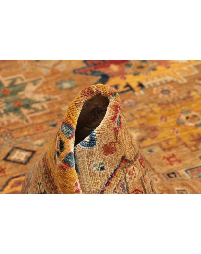 Tappeto Tribal Pakistan arancione marrone 150x210