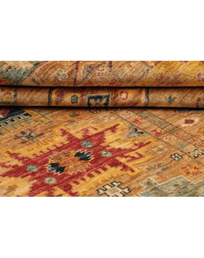 Tappeto Tribal Pakistan arancione marrone 150x210