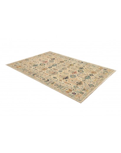 Tappeto Tribal Pakistan marrone grigio 168x234