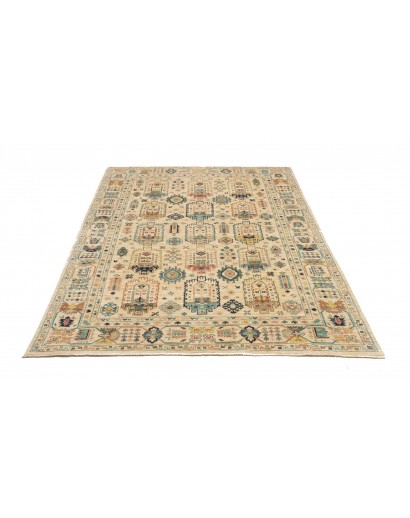 Tappeto Tribal Pakistan marrone grigio 168x234