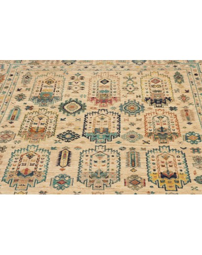 Tappeto Tribal Pakistan marrone grigio 168x234