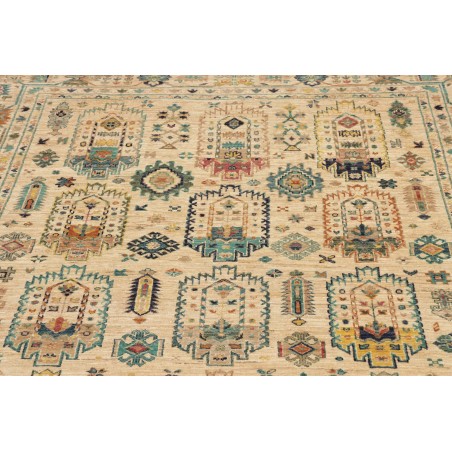 Tappeto Tribal Pakistan marrone grigio 168x234