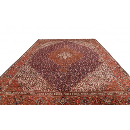 Tappeto Tabriz Persia marrone grigio 305x390