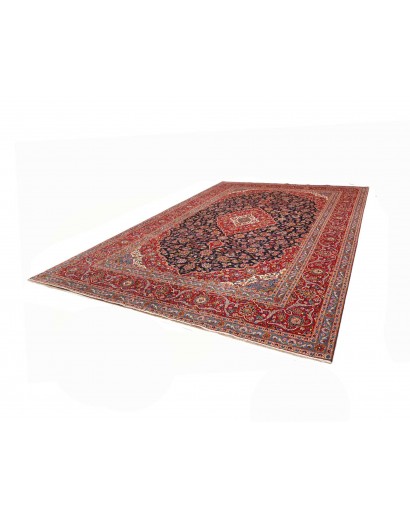 Tappeto Kashan Persia marrone grigio 280x402