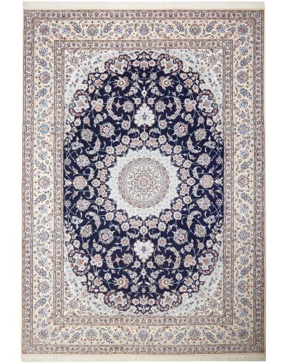 Tappeto Nain 9La Persia bianco grigio 250x355
