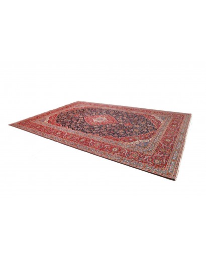 Tappeto Kashan Persia marrone grigio 280x402