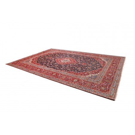 Tappeto Kashan Persia marrone grigio 280x402