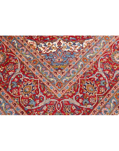 Tappeto Kashan Persia marrone grigio 280x402