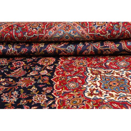 Tappeto Kashan Persia marrone grigio 280x402