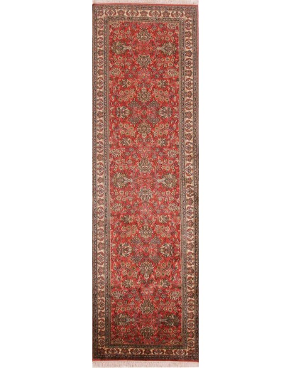 Tappeto Kashmir India marrone 81x281