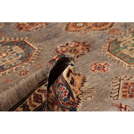 Tappeto Kazak Fine Pakistan bianco marrone 277x374