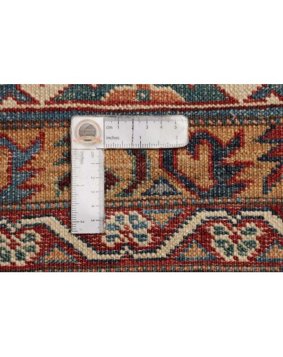 Tappeto Kazak Fine Pakistan bianco marrone 277x374
